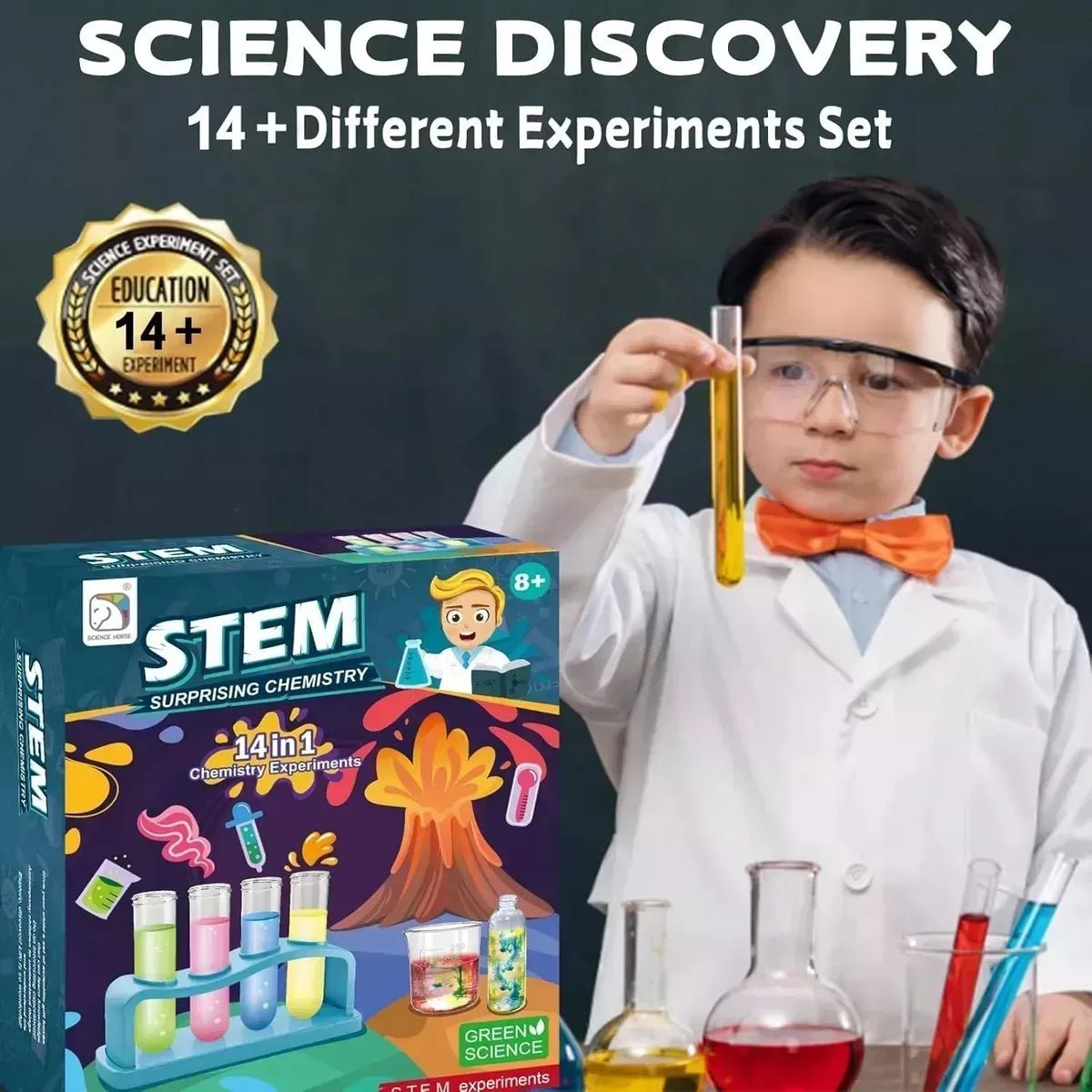 Juegos de Química Ciencia 14 En 1 Stem Educativo - Martina Baby & Kids
